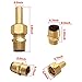 Swimming Pool Spa Brass Deck Jet Nozzle 590041 R0560400 Replacement for Zodiac Deck Jet Water Design-1/2 NPT,4 Pack
