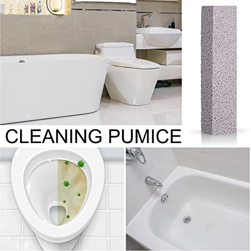 Image of Chinco 20 Packs Pumice Stone for Cleaning, Scouring Pad Removing Stain Grime Without Leaving Scratches for Kitchen Oven Stove Home Bathroom Toilet Pool House Cleaning Supplies