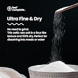 Feel Complete | 200g Ultra Fine & Dry Celtic Sea Salt Powder | No Need To Grind | Organic Approved | Essential Minerals & Electrolytes | Natural Alternative to Table Salt | Lab Tested - Image 5