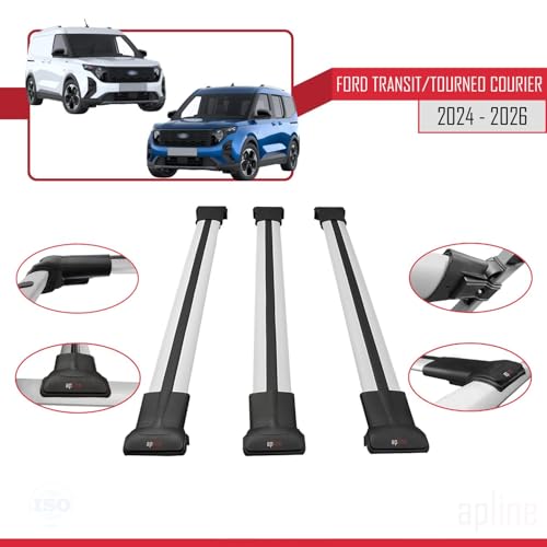 Barres de toit Fly Modèle alu 3 barres pour charge stable - 3