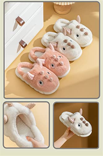 Women slippers Sheep slippers Dinosaur slippers Winter plush slippers Interesting animal slippers Household thermal slippers4