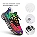 Rainbow Weed Leaf Men's Running Shoes Lightweight Walking Shoe Breathable Sneaker 11women/8.5men（EUR42）