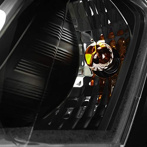 Spec-D Tuning LHP-G808JM-TM Black Pontiac G8 LED DRL Strip Bar Projector Headlights Lamp