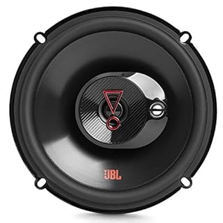 JBL Stage 3637F - 6.5" Three-way Car Audio Speaker, No Grill, Black