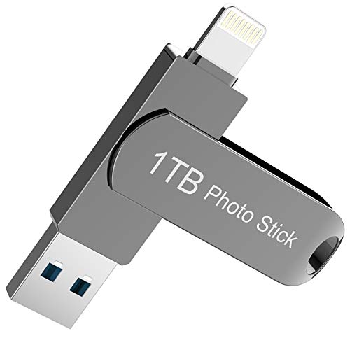 1TB USB Flash Drive for iPhone - 1TB iPhone Photo Stick iPhone Photo Storage iPhone Memory Stick iPhone Thumb Drive USB 3.0 High Speed for iPhone iPad and Computers LG01