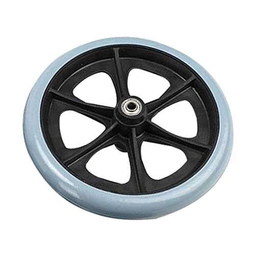 6/8インチ皮膚防止車椅子フロントキャスターホイール交換用電気および手動車椅子用のソリッドタイヤホイール