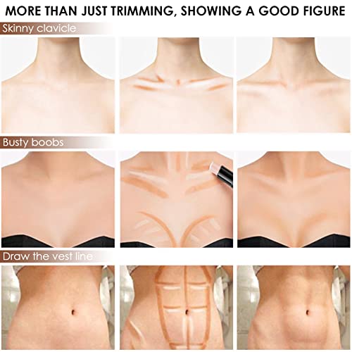 3Pcs Highlighter Makeup Contour Sticks, Cream Blush Stick for Cheeks & Lips, Highlighter Bronzer Pen, Face Brightens Shades Pen, Highlighting Shade, Contour Stick & Highlighter for All Skin - Image 8