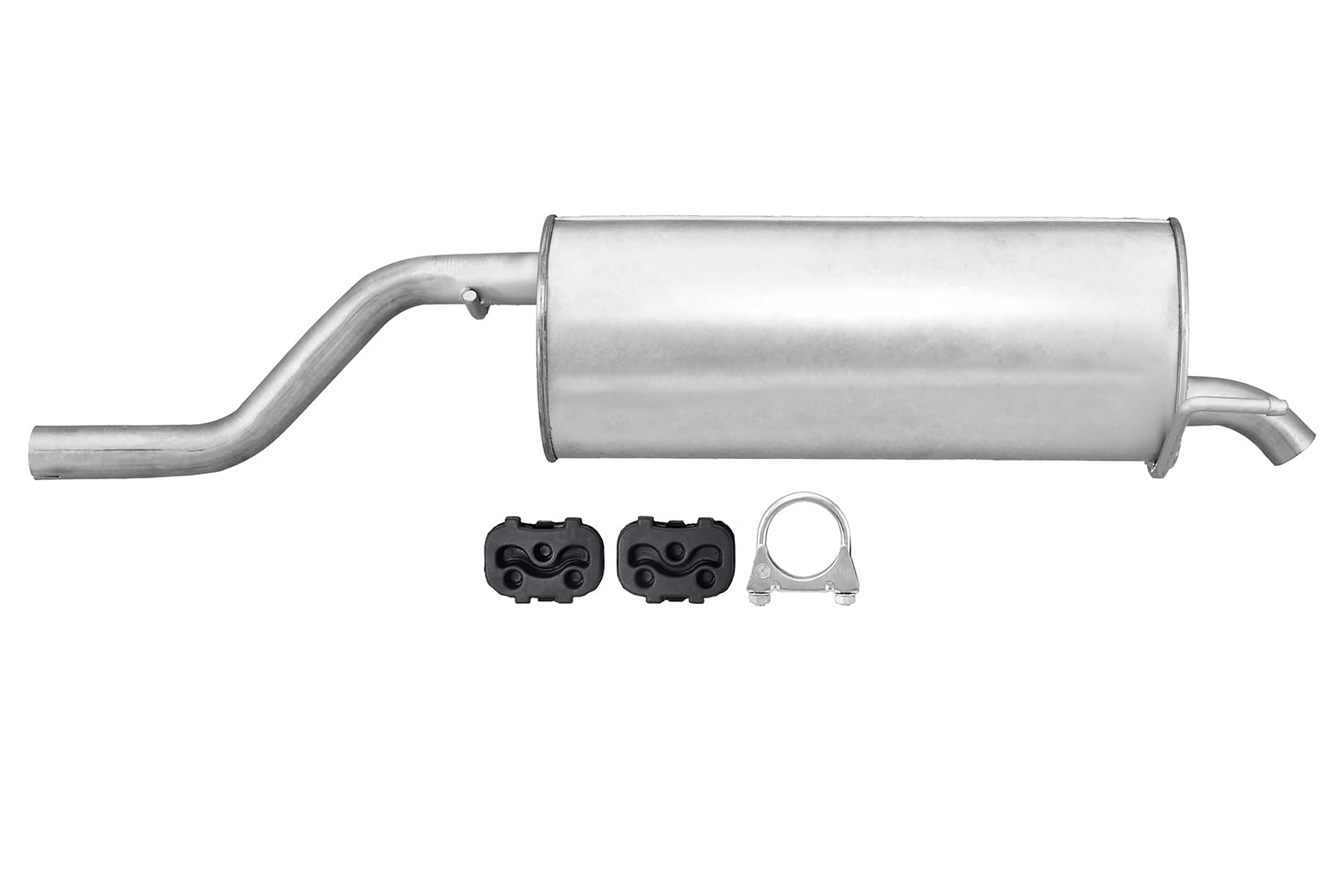 HELLA 8LD 366 030-741 Endschalldämpfer - Easy2Fit Kit - hinten - einteilig