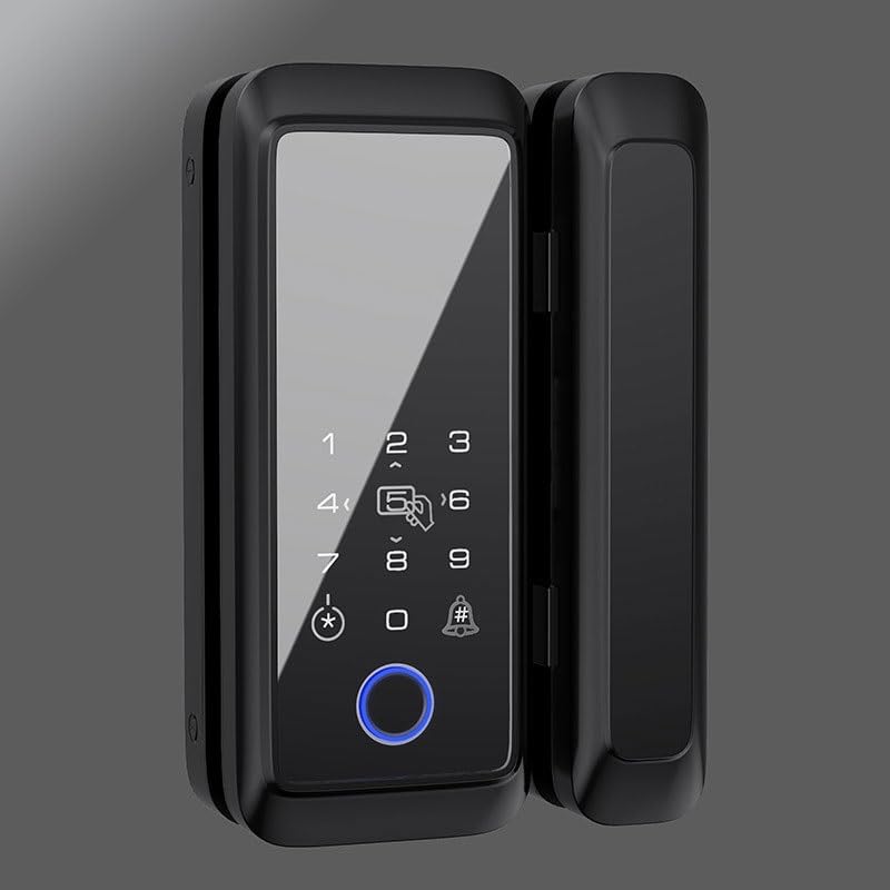 Serrure empreinte digitale aluminium contre perte clés avec clavier intelligent - 3