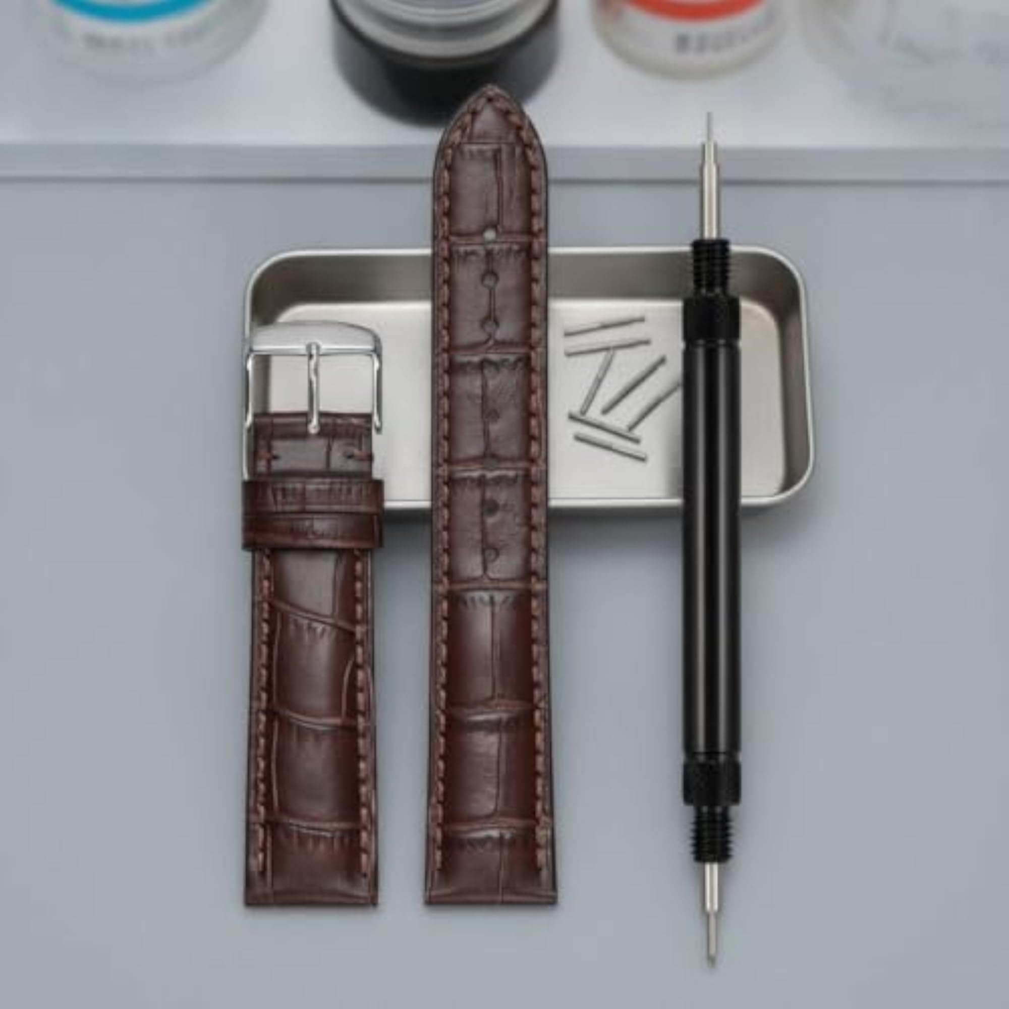 Watch Band Removal Tool with Replaceable Tips, Lightweight Aluminum