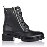  KANGAROOS 5181-11 Bota Piel Cordon Y Cremallera Mujer Negro 39