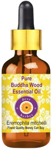 Deve Herbes Pure Buddha Wood Essential Oil (Eremophila mitchelli) Non-Sticky, 5 ml (Pack of 1)