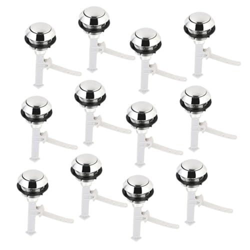 BESTonZON 12Pçs Botão De Tanque De Água Botão De Pressão De Tanque De Água De Vaso Sanitário Botão D