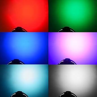 Betopper DJ Lights, 54 x 3W RGB LED Stage Par Lights, DMX/Sound(LPC007, 4P)