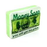 Money soap Cucumber melon scented handmade with money price inside, functional soap great gift,...