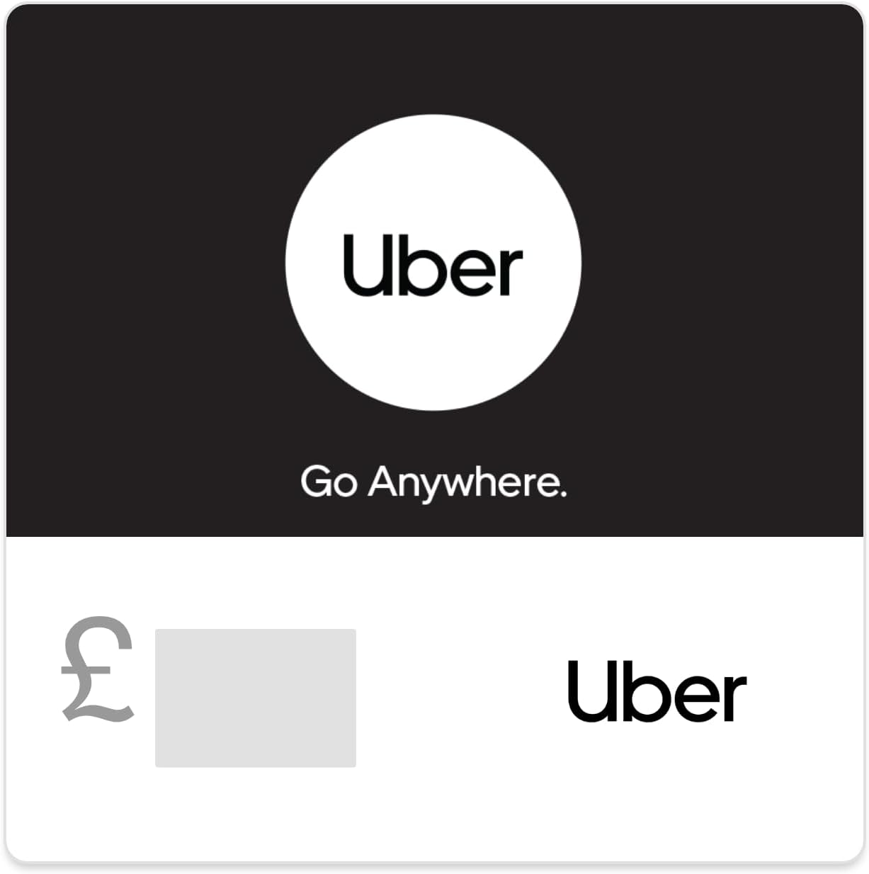 Uber Gift Card - UK Redemption - Delivered via Email