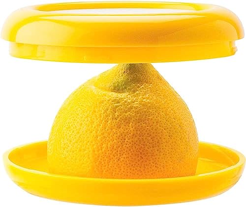 Joie Fresh Stretch Pod Lemon Storage Container, Silicone Food Saver, Keeps Leftover Produce Flavorful and Firm in Fridge, Reusable Kitchen Gadget, Dishwasher Safe, BPA-Free