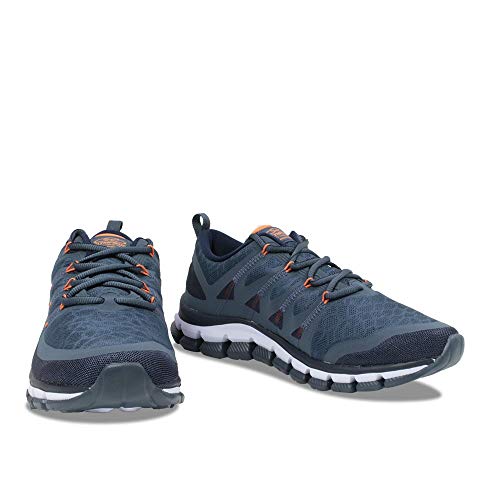 Tênis Olympikus Cyber - Masculino - Petróleo/Laranja