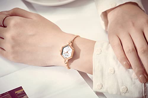 Diaofendi D36305 Rose Gold Petite Bracelet Watch thumb #4