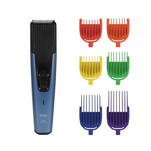 Cortador de Cabelo e Aparador Barba Studio Color Plus Elgin 7 em 1 com 6 Pentes 5W - Bivolt