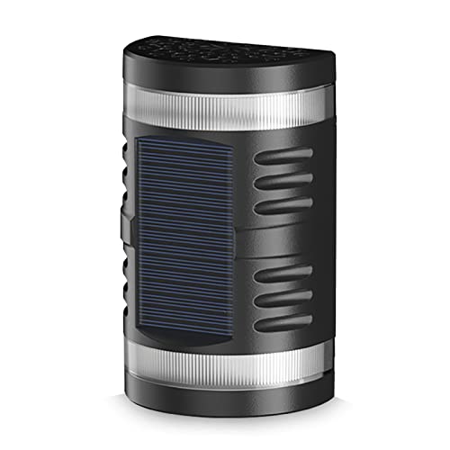 Aumaya Lumières Dambiance,Appliques murales solaires Lumières décoratives d'extérieur Appliques murales éclairantes Lumières d'atmosphère Allumage Automatique la Nuit Recharging Solaire