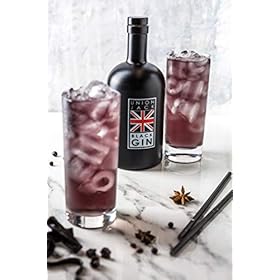 Buy The Handmade Gin Company's Premium Union Black Jack Gin 40% ABV – 4x Distilled British Gin with Aniseed Notes, 50cl Bottle – The Handmade Gin Company