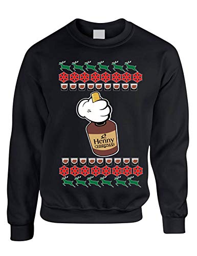 Amazon.com: ALLNTRENDS Adult Sweatshirt Henny Christmas Ugly Xmas