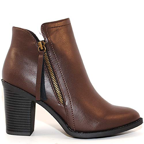 Image of TRENDSUP Women's Fashion Side Zipper Booties