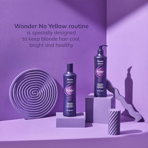 Fanola Wonder No Yellow Maske, Anti-Gelbstich-Maske, 350 ml – Ansicht 8