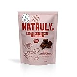 NATRULY Proteína Vegana BIO Chocolate, 81% Proteína, 100% Natural Sin Azúcar, Sin Gluten, Sin Lactosa -350g (antes Natural Athlete)