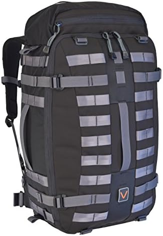 Visiotrek Men's Large Modular Customizable Raw 40 Camera Backpack, Black, Full-Size (VSRAW40ML-BLK)