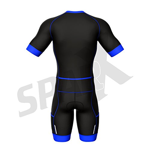 Image of Sparx Men Trisuit Competitor Triathlon Short Sleeve Aero Tri Suit Triathlon Suit