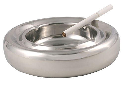 Visol Products VASH216 Lux Stainless Steel Cigarette Ashtray