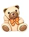 Thun Teddybär mit orangefarbener Schleife, Mehrfarbig, einzigartig