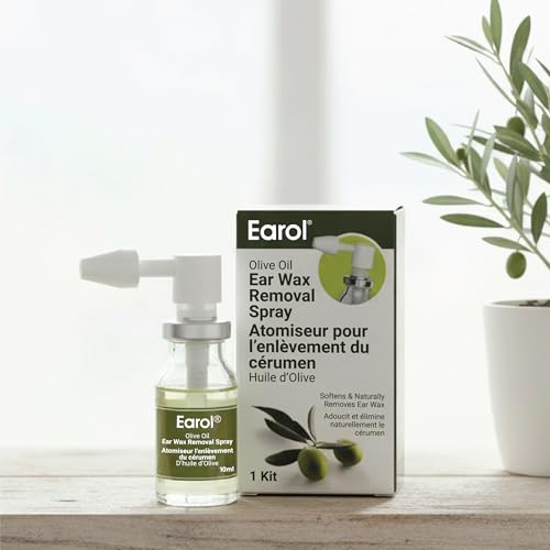 PharmaSystems Earol Olive Oil Ear Wax Removal Spray Kit, 10ml
