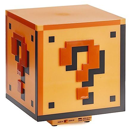 Image of Nintendo Super Mario Bros 2929 - Question Block Light - Collector's Edition - Includes Official Game Sounds