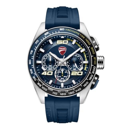 Image of Ducati Extreme Sports Chronograph Analog Quartz Men's Watch with Silicone Strap