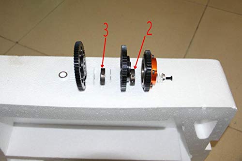 GTBRacing Baja 3 Speed Gear Transmission Kit Generation II Kit for 1/5 RC Car HPI Baja 5B Upgrade Part (3 Speed Transmission Gear Kit)