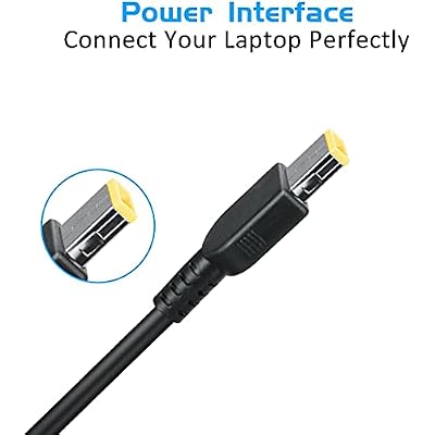 65W 45W Square Tip Charger for Lenovo Q24i-1L 66C0 Monitor 20V 3.25A Power Supply Adapter Cord