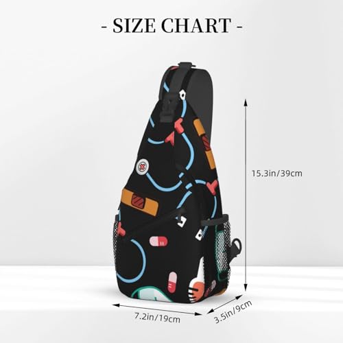 Mochila de pecho cruzada para mujer y hombre miniatura 2