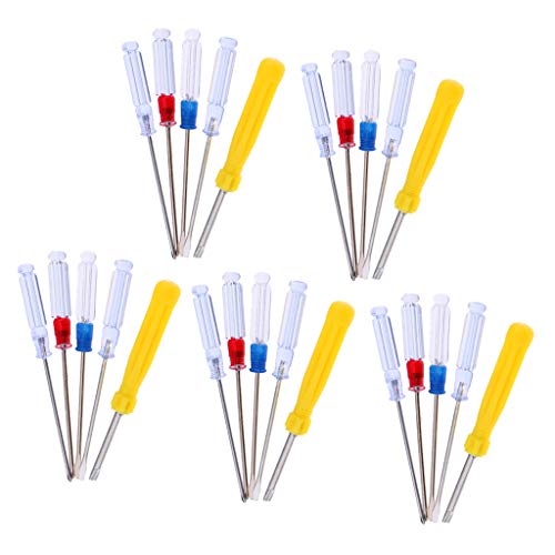 Serenable 25pcs Mini Chaves de Fenda de Precisão Chaves de Fenda de Peso Leve, Design