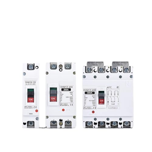 Disjoncteur boîtier moulé sécurise installation solaire maison et batterie van