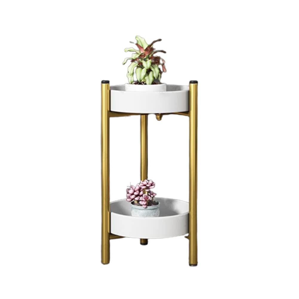 Support de plantes en métal noir 30x80 cm pour grand pot de fleurs de maison