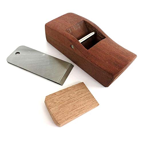Mini pialla per Falegname Affilatura a Mano Piallatura del Legno Rifilatura Manuale Strumento Fai-da-Te Artigianato per la Lavorazione del Legno per Giardino di casa (Lunghezza del Corpo : M)