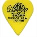 Dunlop Dunlop Tortex Sharp .73 Guitar Picks 12 Pack (412P.73)