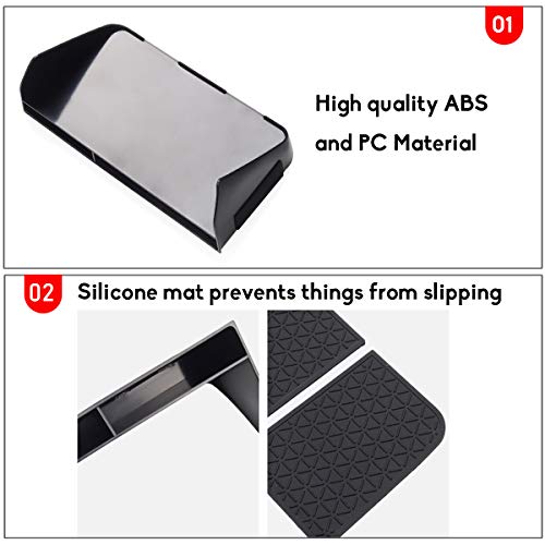 Jaronx Kompatibel mit Toyota RAV4 Mittelkonsolen-Organizer 2025, 2024, 2023, 2022, 2021, 2020, 2019, Mittelkonsolen-Aufbewahrungsfach, RAV4-Zubehör