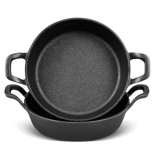 Ziliny Mini Cast Iron Skillets 7 x 7 x 1.7