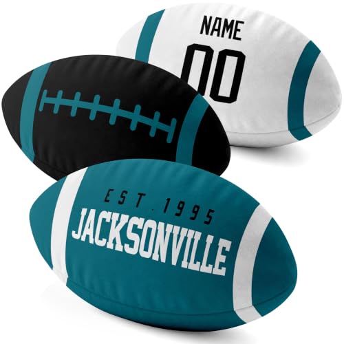 Image of ANTKING Jacksonville Throw Pillow Custom Name Number for Men Boy Gifts