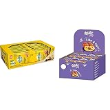 Belvita - Moelleux Petit Déjeuner - Coeur Gourmand au Chocolat Noisettes - Présentoir de 14 Sachets & Milka Cake and Choc - Gâteau Moelleux Fourré au Chocolat au Lait - Présentoir de 24 Paquets (35 g)