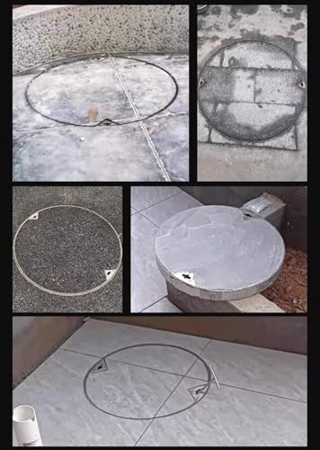 Couvercle de drain invisible et résistant aux intempéries pour allée - 6